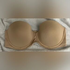 Calvin Klein Tan T-Shirt Bra with Underwire Support